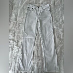 Madewell Tall Cali Demi Boot White Denim